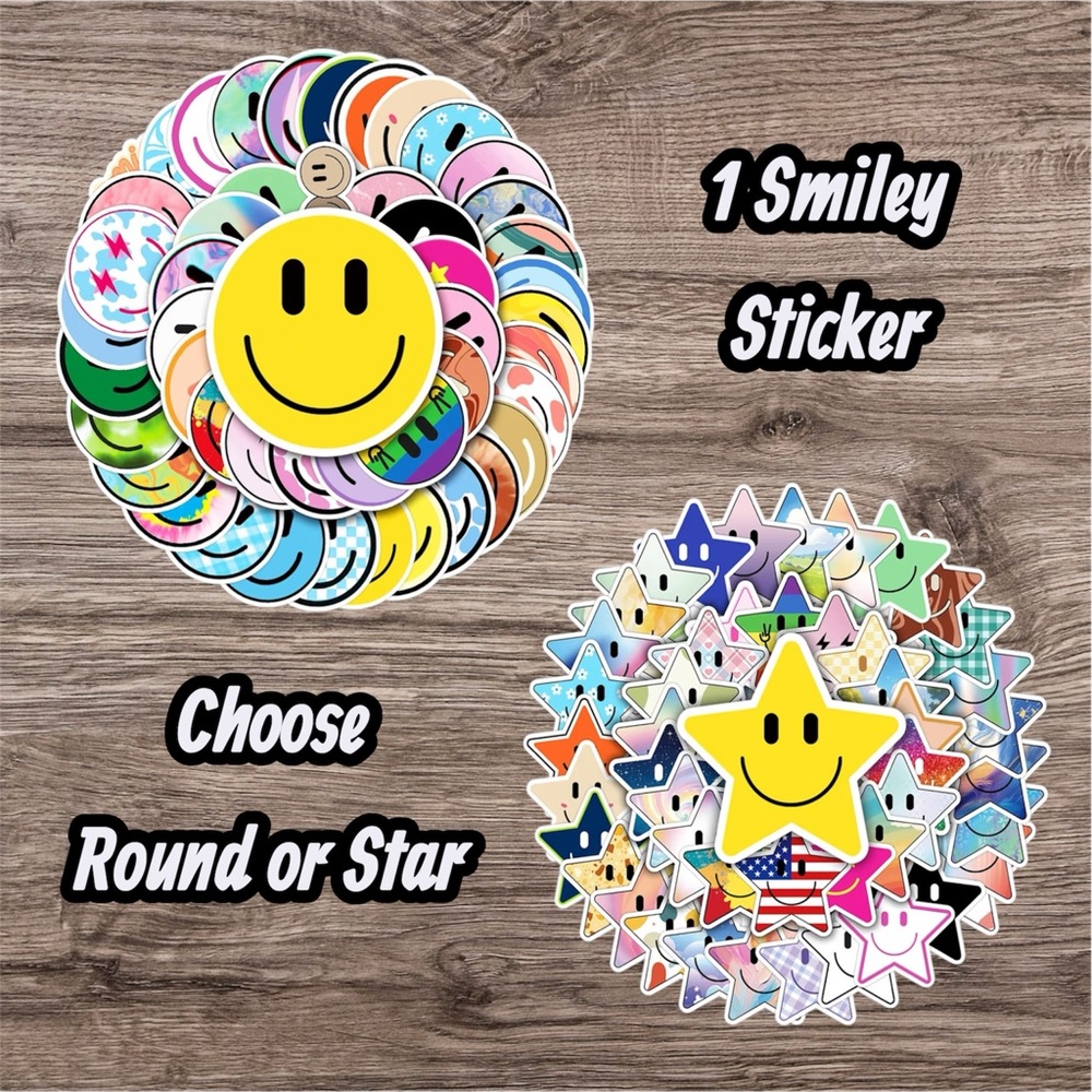 1 Smiley Sticker Random Pick